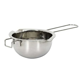 Lily cook, KP5678, Ergonomic Stainless Steel Bain Marie Bowl, Ideal for Melting Chocolate and Preparing Sauces, Spacious Capacity, Silver Finish, Size: Large, Colour: Silver