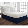 Comfort Beddings Bed Skirt Queen Size Blue 100% Cotton Blend