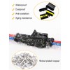 Twippo 352Pcs Waterproof Electrical Connector Terminals Automotive Electrical Wire Connectors