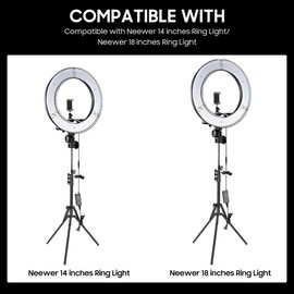 CASIMY 15V NW-150480D2 Adapter Power Cord for Neewer Photo Studio Ring Light 14 inch 18 inch 14" 18" Photography Lighting N10088612 NW-150480D2 P600 RGB660 RGB960 Neewer Led Light ARO de Luz Charger