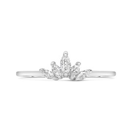 Elegant Moissanite Wedding and Engagement Ring Set, Dainty Rings for Women, Sterling Silver Eternity Band, Non-Tarnish Fashion Jewelry, Unique Anniversary and Bridal Promise Rings for Her (5)