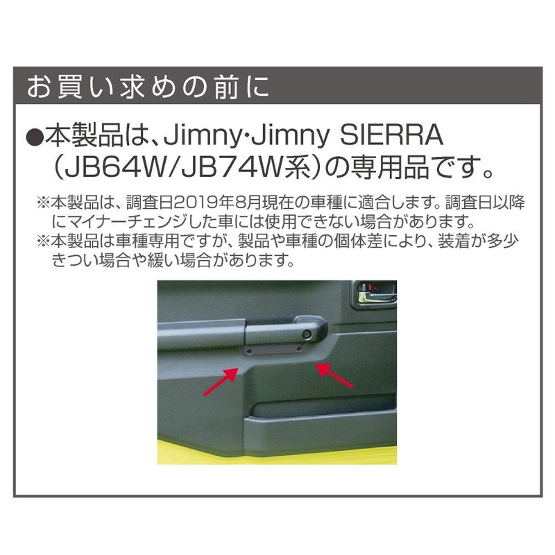 Seikou Sangyo Jimny/Jimny Sierra Exclusive EXEA Door Grip Pocket Base
