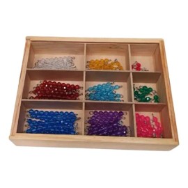 Juego De Perlas De Colores Montessori                                                                                                                 