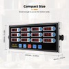 BEAMNOVA 12 Channels Digital Kitchen Timer for Cooking Loud Alarm