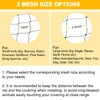 BSTPCOO Nylon Bird Netting 50'x50' with 2.4" Square Mesh Hawk