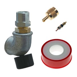 EWO Compressed Air Filling Valve FV 12 Angle Set G 1/2 Inch 90° Tyre Inflator Stand Inflator