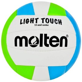 Molten MS240 Light Touch Volleyball, Green/Blue/White, 12 & Under/8.1 oz
