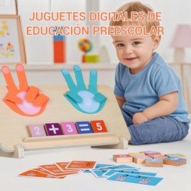 Juguetes Montessori para Niños de 4 a 6 Años, Regletas Matemáticas de Conteo y Suma, Juguete Didáctico Educativo, Desarrollo de Motricidad Fina y Reco