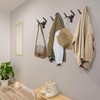 Foraineam 4 Pack Cowboy Hat Rack for Wall, Animal Head