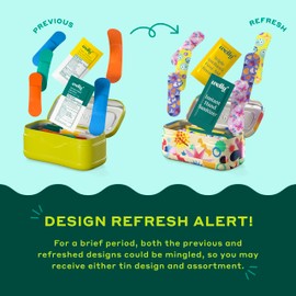 Welly Quick Fix, On The Go First Aid Kit, Assorted Bandages, Ointments, and Hand Sanitizer, Three Color Bandages - 2 Pack