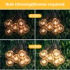 String Lights for Outside 150FT,Dimmable Waterproof Outdoor String Lights with