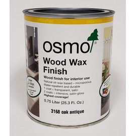 Osmo Wood Wax Finish Transparent, 3168 Oak Antique - .750 Liter