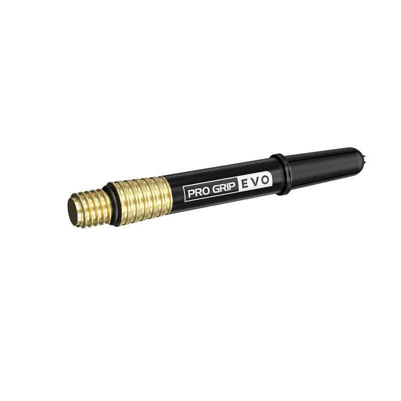 Target Darts Gold Pro Grip Evo Aluminium Dart Shafts Short