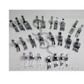 Unbranded 25 PRESSER FOOT SET - HIGH SHANK - JUKI TL98 Q QE JUKI INDUSTRIAL SEWING MACHINE