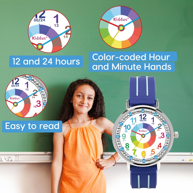 Kiddus Educational Watch for Boys. Children Watch to Learn Time.