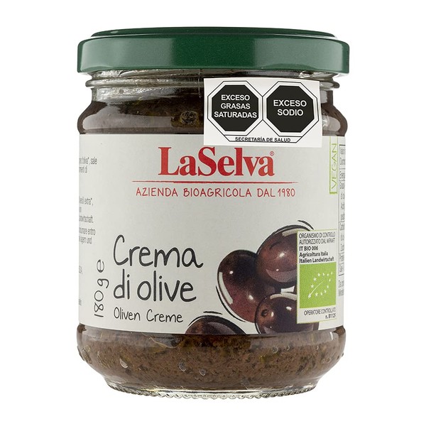 LaSelva Olive Cream 180 g (Crema the Olive) Organic Spice