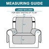 Turquoize 100% Waterproof Recliner Covers for Recliner Chair Cover Non