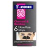 T-Zone Charcoal & Bamboo Nose Pore Strips (6 Pack) -