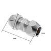 VGOL 2PCS 10mm Double Ferrule Pipe Fitting Straight Compression Fitting