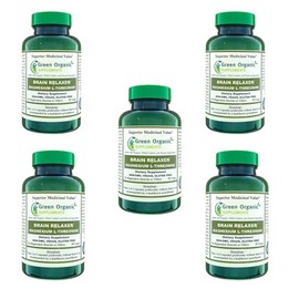Green Organic Supplements Magnesium L-Threonine 90 VCaps (Pack of 5)