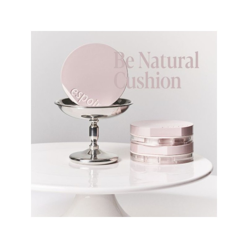 ESPOIR Be Natural Cushion SPF50+ PA++++ 14g*2ea, Color:02 Vanilla