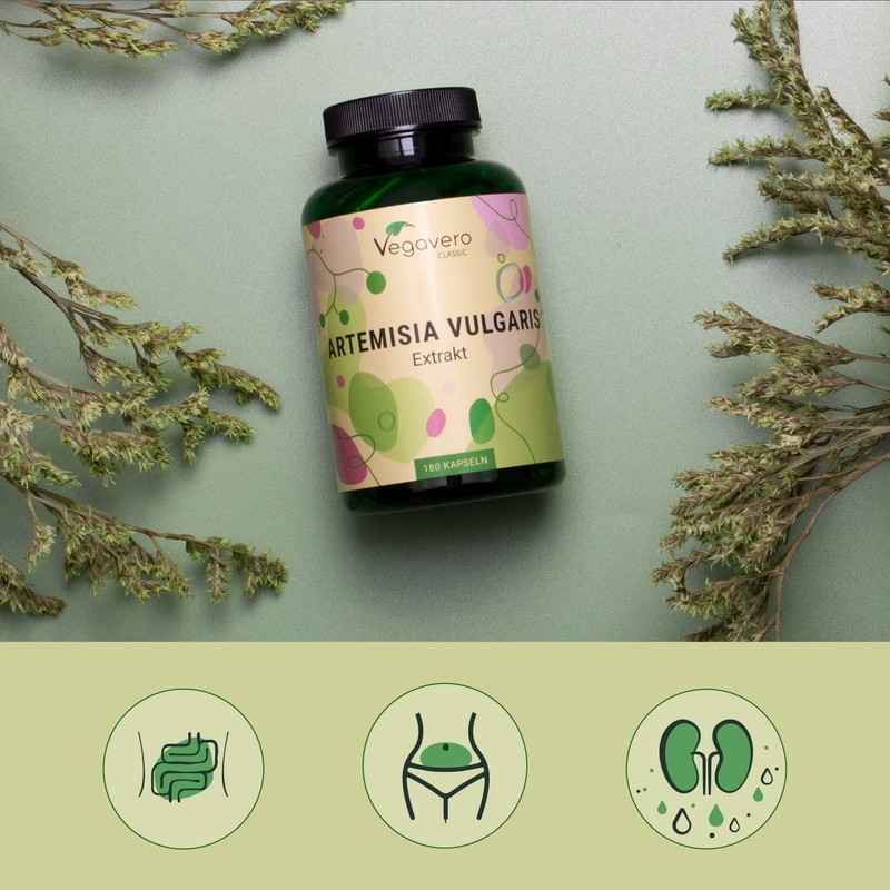 Mugwort Capsules High Dose | 600 mg Extract (10:1) -
