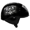 Milwaukee Leather Hot Leathers HLD1016 'Ride or Die' Gloss Black