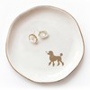 Poodle Jewelry Dish Tray for Dog Lover,Ceramic Trinket Tray, Key