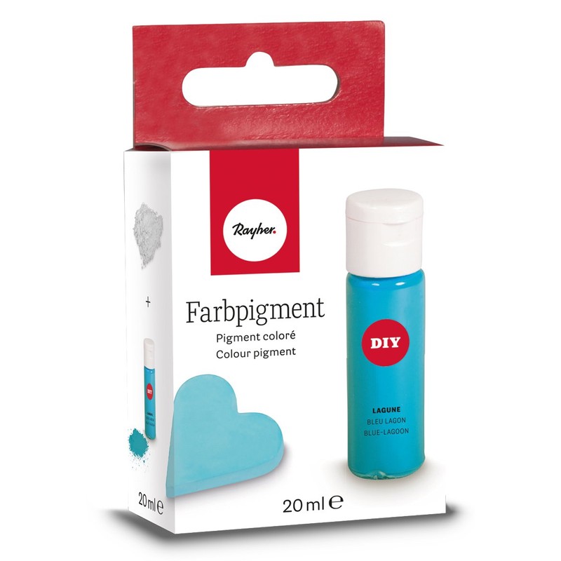 RAYHER Colour Box Pigment Pet Bottle 20 ml, Other, Turquoise,