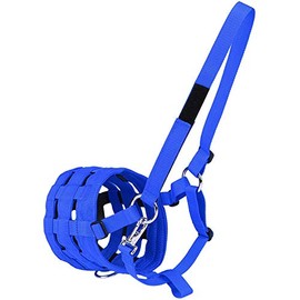 Nylon Grass Muzzle for Horses, Horse Mouth Cover Equine Horse Sports Equipment for Horse Easy to Breathe and Comfortable