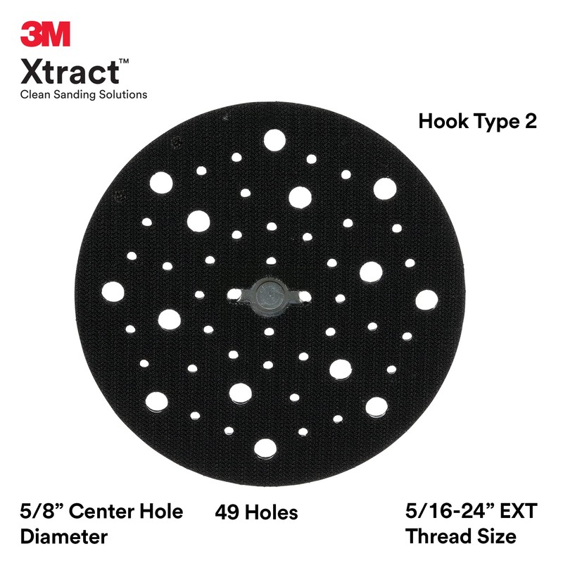 3M 3M Xtract Hookit Hook and Loop Sanding Disc Backup