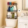 ShellKingdom Over The Toilet Storage Shelf, 3 Tier Toilet Paper