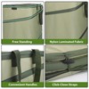 YUDI & GARDEN 46 Gallon Square Collapsible Yard Waste Containers,