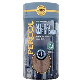 Percol Rainforest Alliance Americano Instant Coffee 100g case of 10