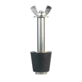 Lamprey Hardware #3 Extended Rubber Winter Plug Expands Tight Fit for 19.05 mm or 0.75'' Pipes Tubes - Stainless Steel Bolts - LHEP3 (1)