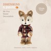 Benross Fox Straw Décor/Mr Fox or Mrs Fox Autumn Decoration/Handcrafted