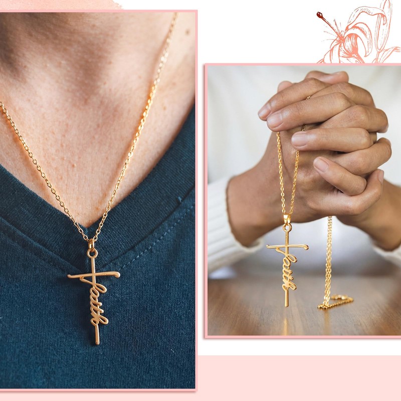 Kenning 20 Pcs Church Gifts for Women Christian Faith Cross