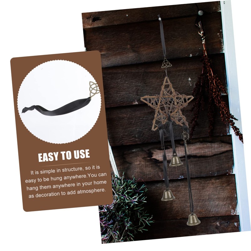 Ipetboom 1Pc Decorative Bell Pendant Unique Witchcraft Hanging Bell for