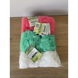 Ecotools EcoPouf Exfoliating Bath Sponge Pink/Green/Whi