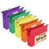 Navona 5 Pack Plastic Hanging File Folders, Letter Size