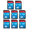 INDMEM 4GB SD Card, 8 Packs Class 4 4GB Flash