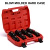Mayouko 1/2" Drive Spindle Axle Nut Impact Socket Set, CR-MO,