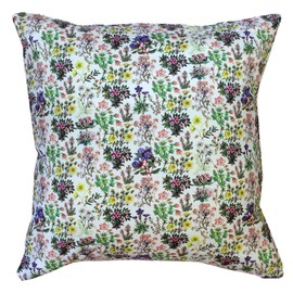 DDintex FLORET LONDON Throw Pillow Cover, Kenilworth Green, 17.7 x 17.7 inches (45 x 45 cm), [Liberty Print]