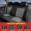 AUTOYOUTH Gray Three Row Car Seat Covers Full Set (7
