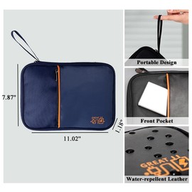 kamumanni Cable Organizer Travel Case, lightweight Electronics Storage Organizer, Portable Cord Organizer Bag for Electronic Accessories (Navy Blue)