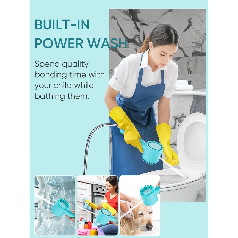 Cobbe Filtered Shower Head with Handheld, High Pressure 5-mode Showerhead