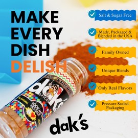 DAK's Taco Knight Mouth Watering Seasoning Blend | 100% Salt & Sugar Free | Premium & Healthy Seasoning | MSG Free, Preservative Free, Potassium Chloride Free | Low Carb & Keto Friendly | Perfect for Clean Eating & Adding Flavor to Recipes | 1.5 oz