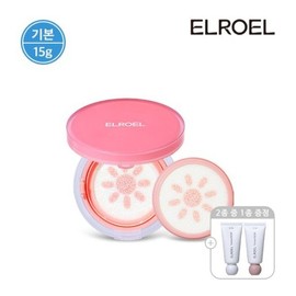 Basic peach pink tone-up pangpang sun cushion 15g 1 main product + 1 refill + crema hand cream / 기본 피치 핑크 톤업 팡팡 선쿠션 15g 본품1+리필1+크레마 핸드크림