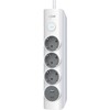 revolt Wall Power Strip: 3-Way Power Strip with USB-A and