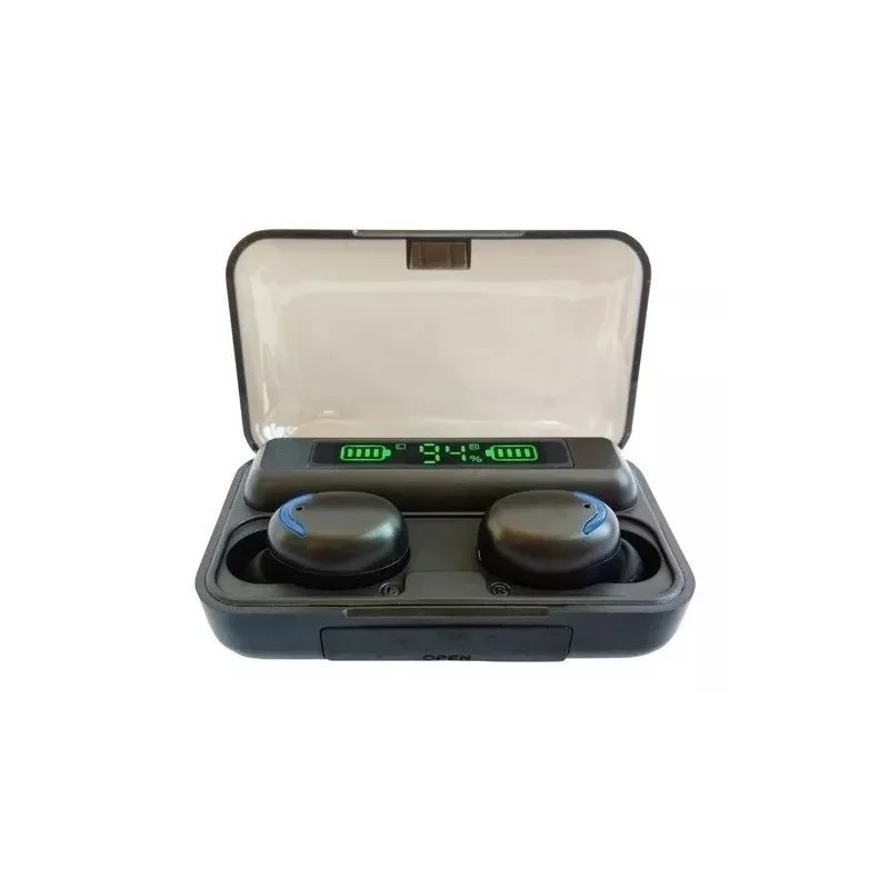poko Audífonos Inalámbricos F9 Bluetooth Deportivos Color Negro